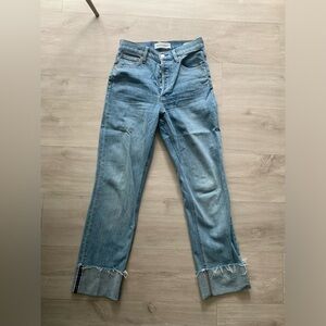 Denim Forum Arlo High Rise Cuff Jean